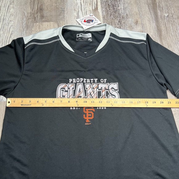 San Francisco Giants Shirt Men's Large Black Short Sleeve MLB Baseball Tee NEW - Picture 8 of 9